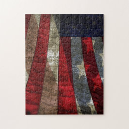 Falsches amerikanisches Flaggendesign mit JFK-Zita