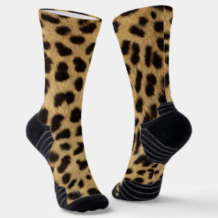 Falsches Gepardenfell Socken