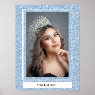 Falsches Glitter-Personal-Portrait-Plakat Poster