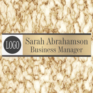 Falsches Gold Corporate Business Office Door Sign Türschild