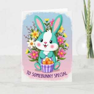 Falsches Gold-Osterhase-Geschenkkarte Karte
