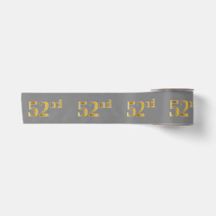 Falsches/Imitations-Gold "52." Ereignisnummer (Gra Satinband
