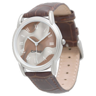 Falsches Kuhleder Beliebte Luxus Elegante Kollekti Armbanduhr