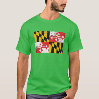 Falsches Maryland-Flaggendesign T-Shirt