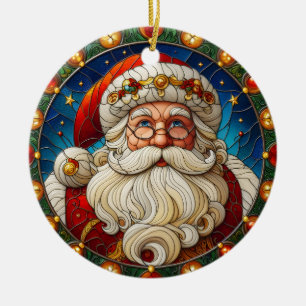 Falsches Weihnachtsmann-Weihnachtsornament aus Bun Keramik Ornament