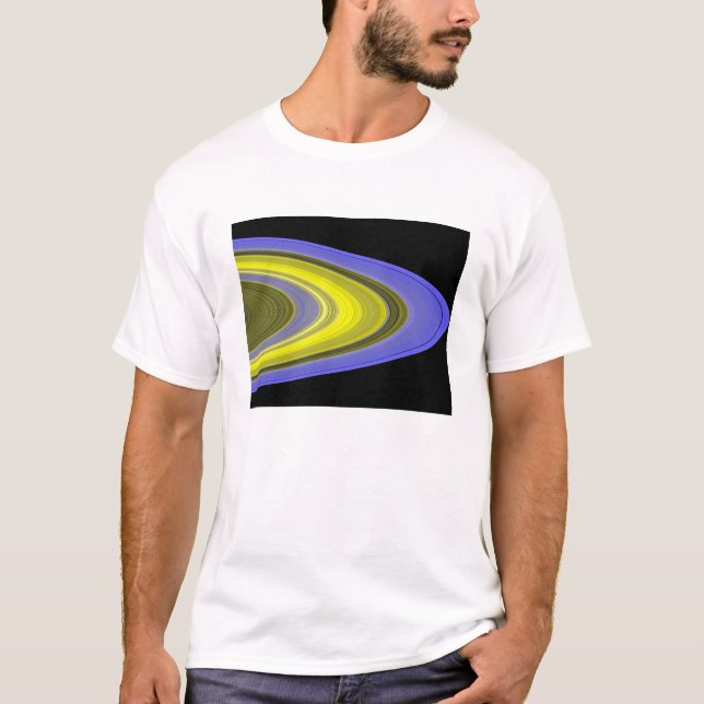 Falschfarbenbild der Ringe des Saturns T-Shirt (Vorderseite)