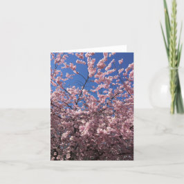 FALSCHKARTE - PINKSPRING DANKESKARTE