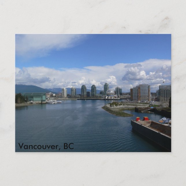 False Creek, Vancouver BC Postkarte (Vorderseite)