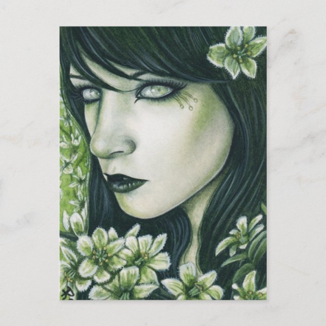 False Hellebore Hübsche Gifte Postkarte (Vorderseite)