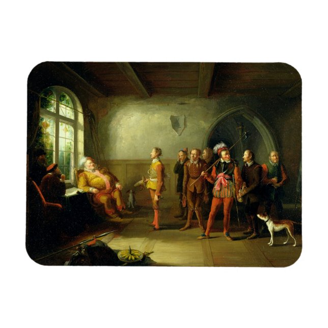 Falstaff and the Recruruits, from 'Henry IV, Part  Magnet (Horizontal)