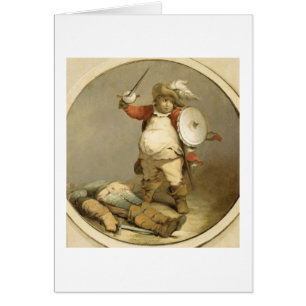 Falstaff mit dem Körper von Hotspur, c.1786 (Öl