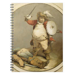 Falstaff mit dem Körper von Hotspur, c.1786 (Öl  Notizblock