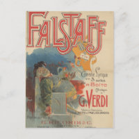 Falstaff opera poster (Paris première 1894)
