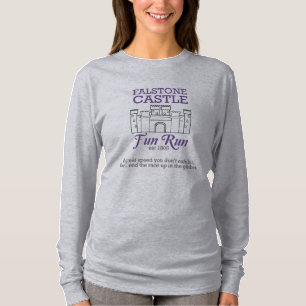 Falstone Castle Fun Lauf langärmeliger T - Shirt