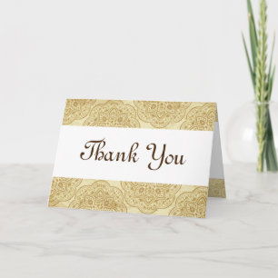 Falt Dankeskarten Marokkanische Party Dankeskarte
