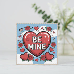 Faltbare, bedruckbare Valentintagskarten zum Farbe Feiertagskarte