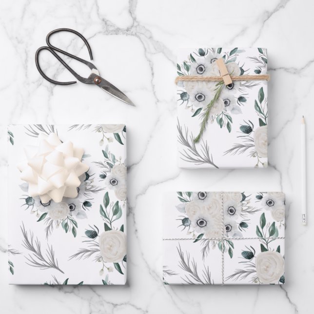 Faltblätter für Wasserfarben Geschenkpapier Set (Vorderseite)