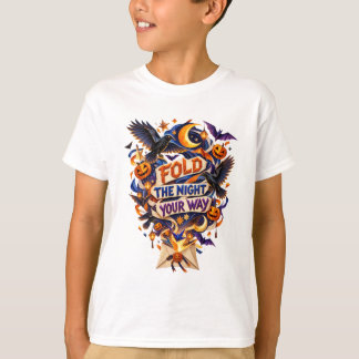 Falte die Nacht auf deine Weise Origami T-Shirt