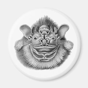 Falte-gesichtiger Schläger Magnet