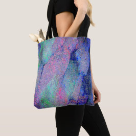 Falten Lederstil mit abgenutzter Farbe, blaue Farb Tasche