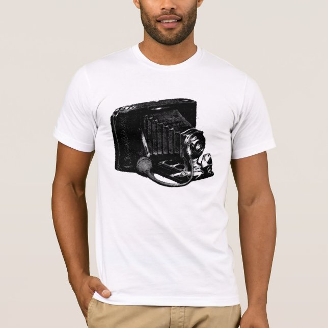 faltende Taschenkamera T-Shirt (Vorderseite)