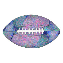 Faltenledereffekt mit abgenutzter Farbe, bläulich Football