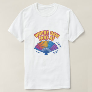Faltenlüfter mit mehreren Farben -"Wo der Dem Lüft T-Shirt
