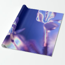 Faltenpapier und blaues Umschlagpapier