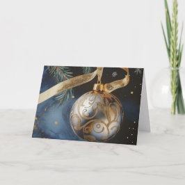 Faltkarte 12x18 Weihnachtskarte - Elegant Karte