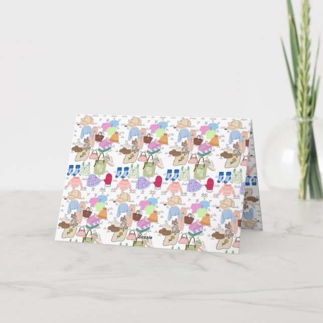 Faltkarte Dankeskarte (Rückseite)