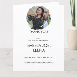 Faltkarte Dankeskarte