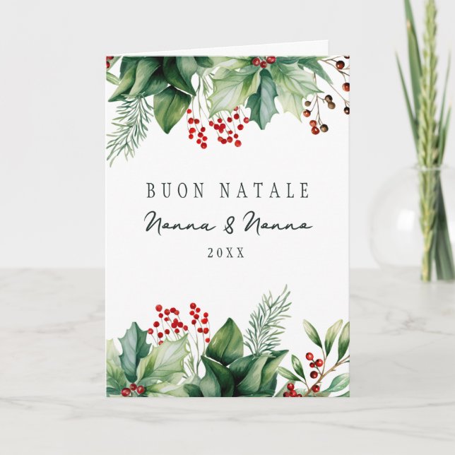 Faltkarte Feiertagskarte (Vorderseite)