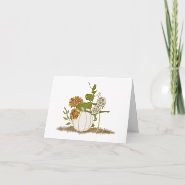 Faltkarte für floralen Pumpen (Vorderseite)