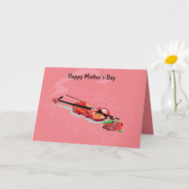 Faltkarte : Glücklicher Muttertag Karte