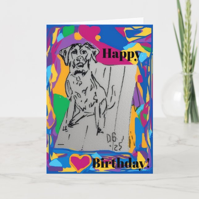 Faltkarte Karte (Vorderseite)