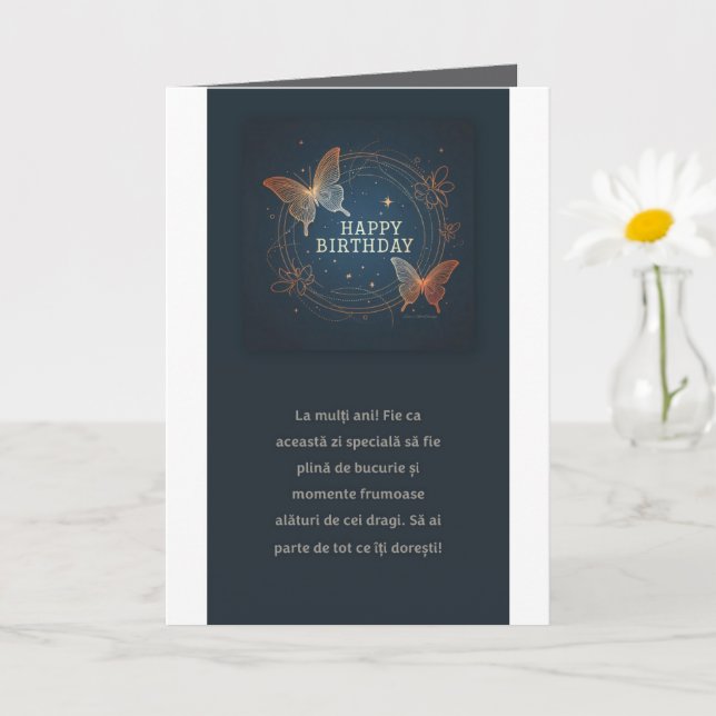 Faltkarte Karte (Kleine Pflanze)