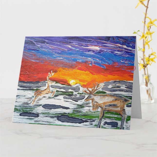 Faltkarte Karte (Gelbe Blume)