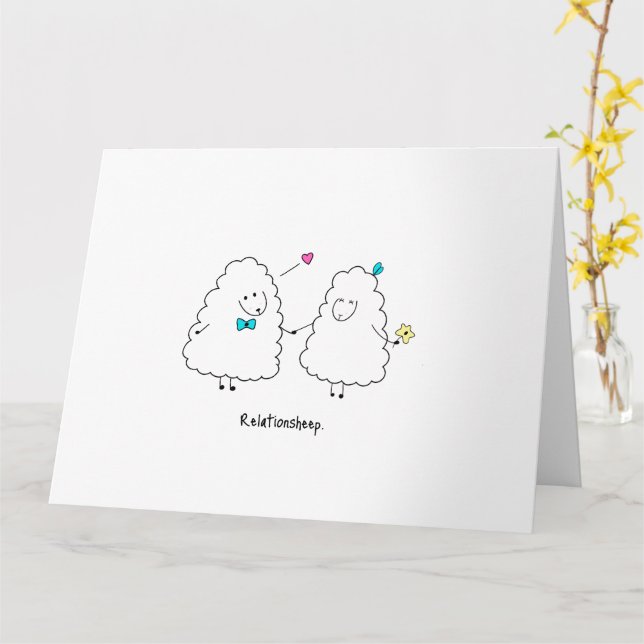 Faltkarte Karte (Gelbe Blume)