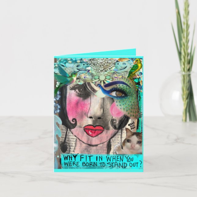 Faltkarte Karte (Vorderseite)