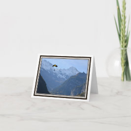 Faltkarte - Parasailing in der Schweiz Karte
