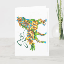 Faltkarte Sonnenschein Joy Horse Dankeskarte