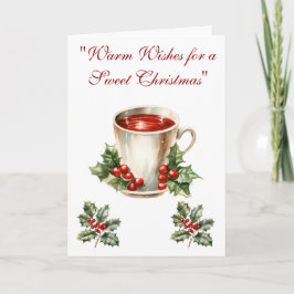 Faltkarte Viktorianisches Weihnachtsfest Karte