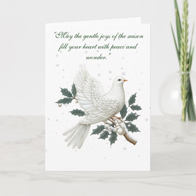 Faltkarte - Viktorianisches Weihnachtsfest Karte (Vorderseite)