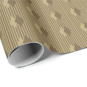 Faltpapier für Creme Tee Diamonds Geschenkpapier