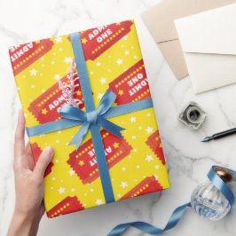 Faltpapier für das Muster des Kinos Geschenkpapier