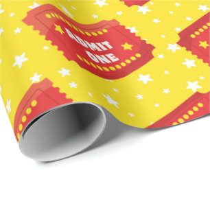 Faltpapier für das Muster des Kinos Geschenkpapier