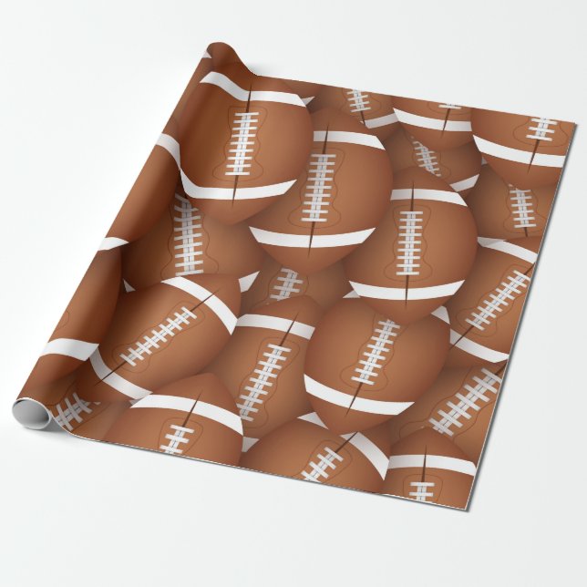 Faltpapier für Fußball-Muster Geschenkpapier (Ungerollt)