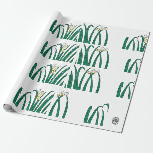Faltpapier für Logos mit Happier Living Geschenkpapier