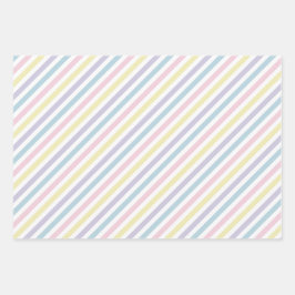 Faltpapier für Pastelverpackungen (Set von drei St Geschenkpapier Set