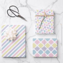 Faltpapier für Pastelverpackungen (Set von drei St